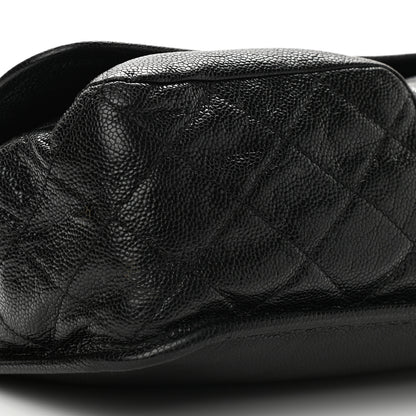 Chanel Grained Calfskin Medium Natural Beauty Flap Black 8 of 9