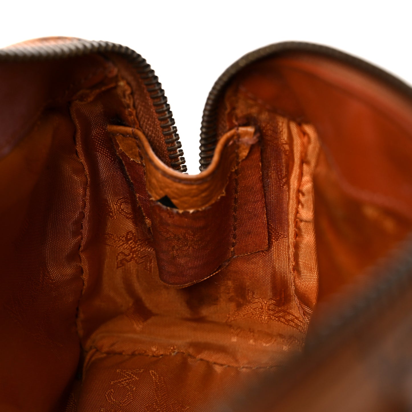 Visetos Mini Boston Bag Cognac