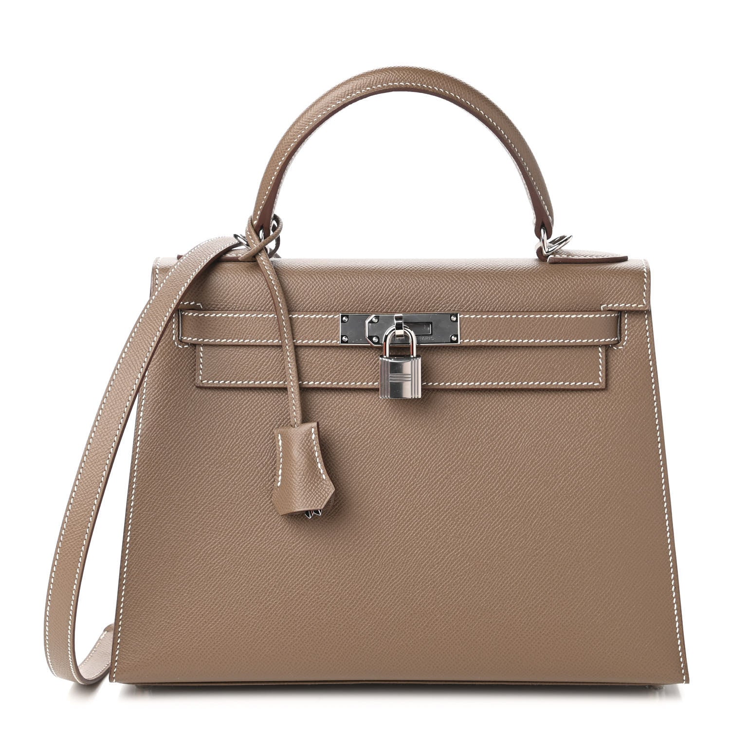 Hermes Epsom Kelly Sellier 28 Etoupe 1 of 11