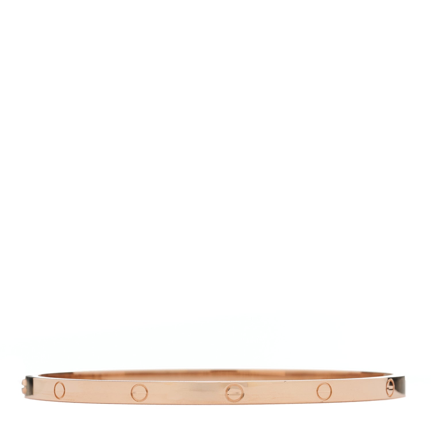 Cartier 18K Pink Gold Small LOVE Bracelet 18 3 of 9