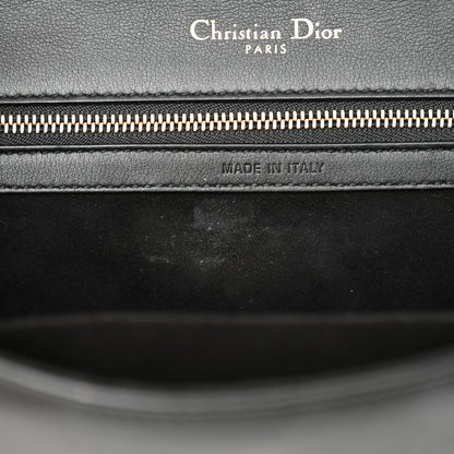 Christian Dior Calfskin Beaded Medium Diorama Flap Bag Black Gold 13 of 13