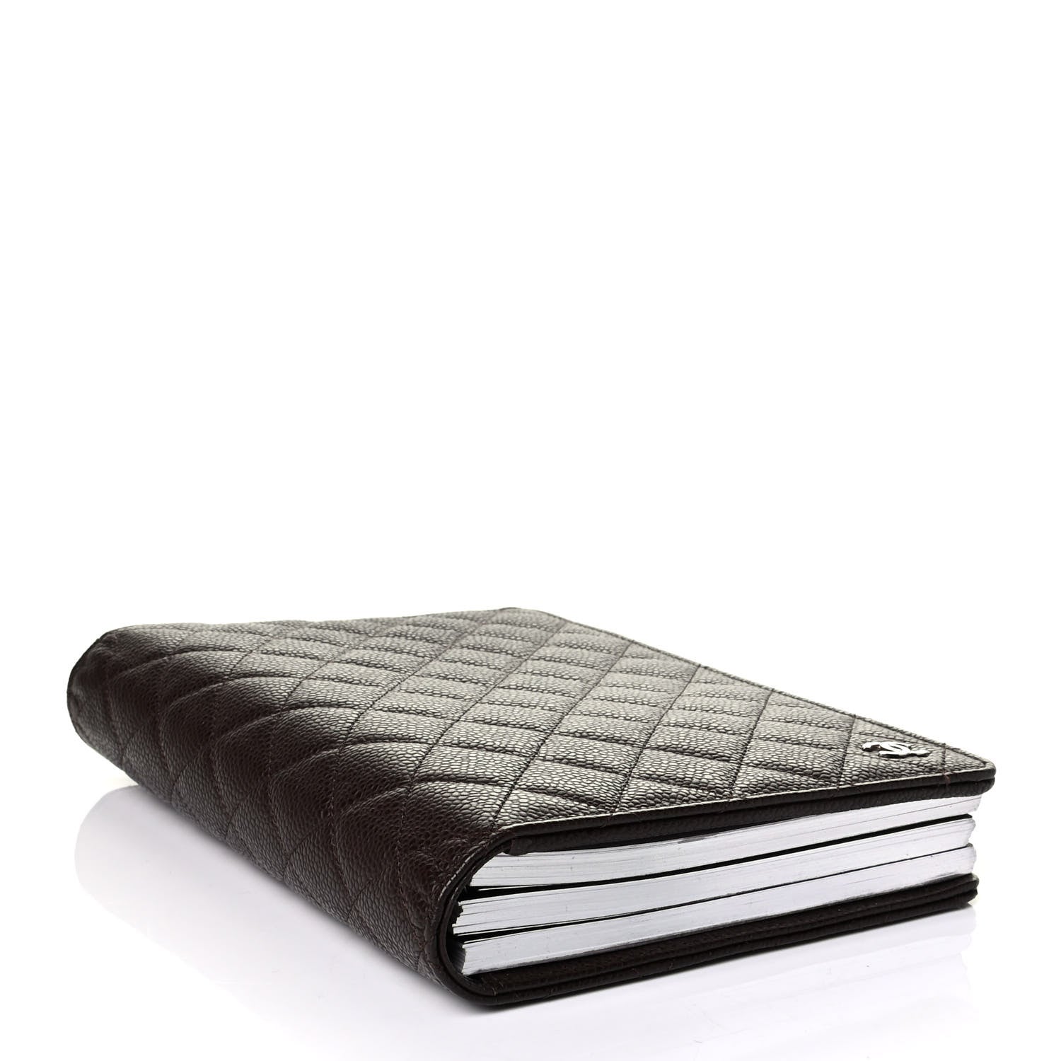 Chanel Caviar Quilted Agenda Cover Brown 3 of 6