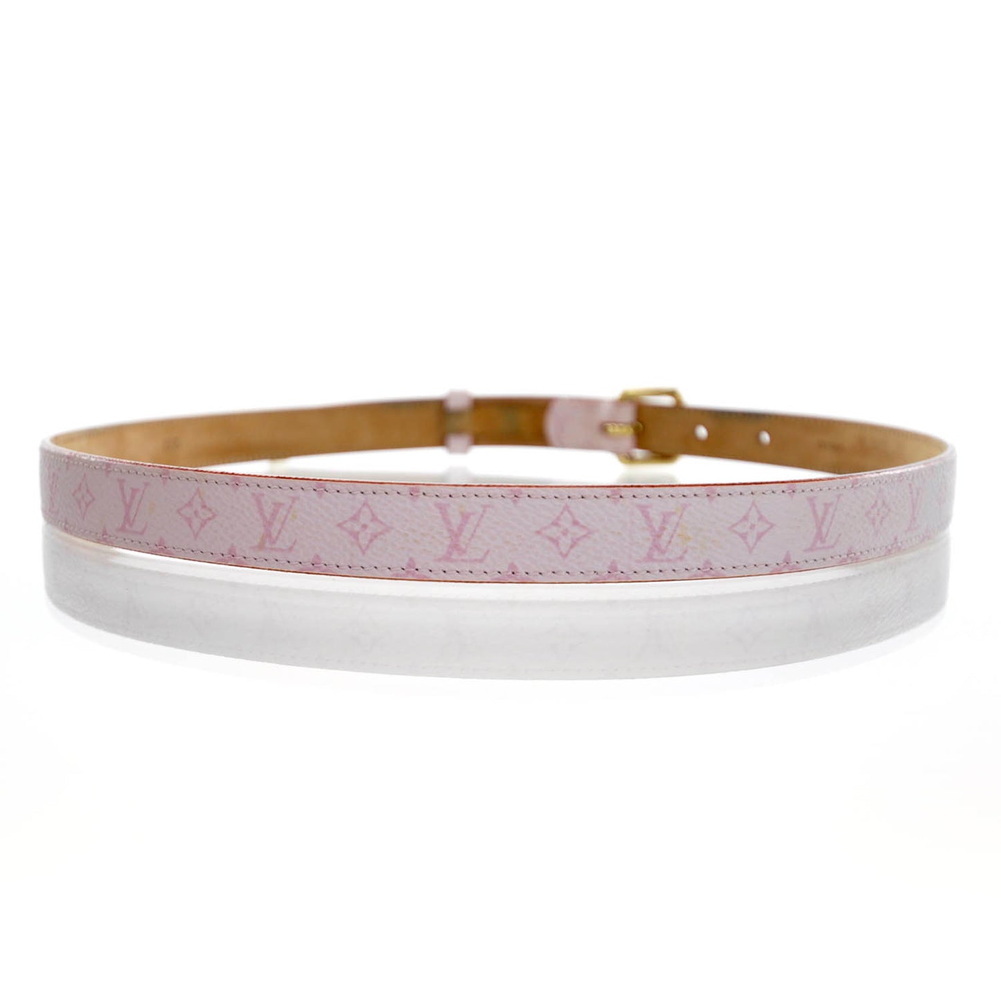 Monogram Belt 80 32 Pink