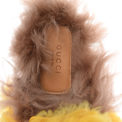 Gucci Merino Wool Womens Princetown Slippers 38 Light Crop Natural 6 of 8