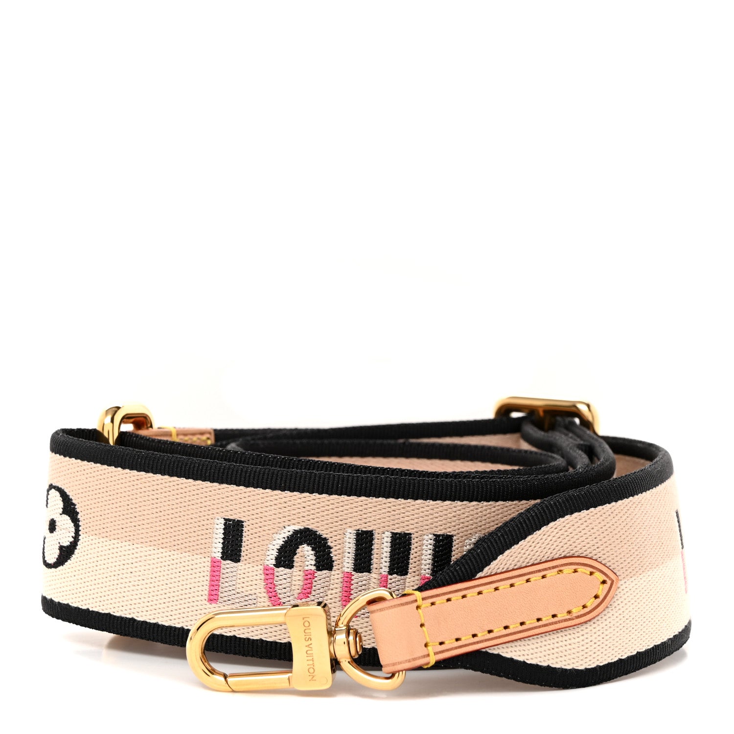 Louis Vuitton Jacquard Speedy Bandouliere 20 Shoulder Strap Black 1 of 4