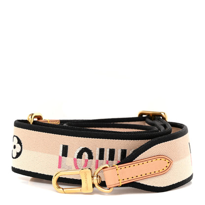 Louis Vuitton Jacquard Speedy Bandouliere 20 Shoulder Strap Black 1 of 4