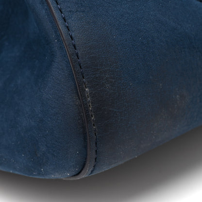 Chanel Grained Calfskin Suede Neo Executive Shopper Tote Navy Blue 14 of 14