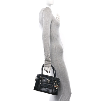 MCM Visetos Small Boston Bag Black 2 of 12