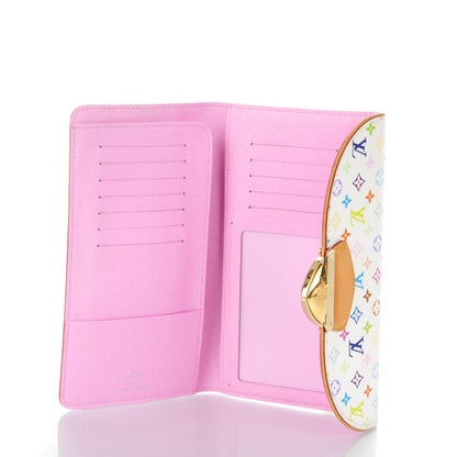 Louis Vuitton Monogram Multicolor Eugenie Wallet White Litchi 5 of 7