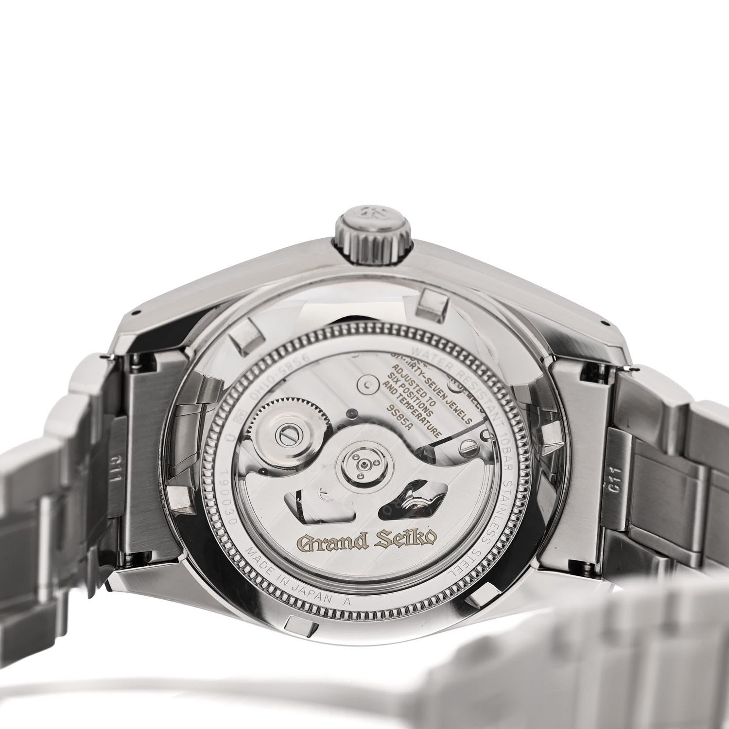 Grand Seiko Stainless Steel 40mm Heritage Soko Edition Automatic Watch Blue SBGH295 4 of 5