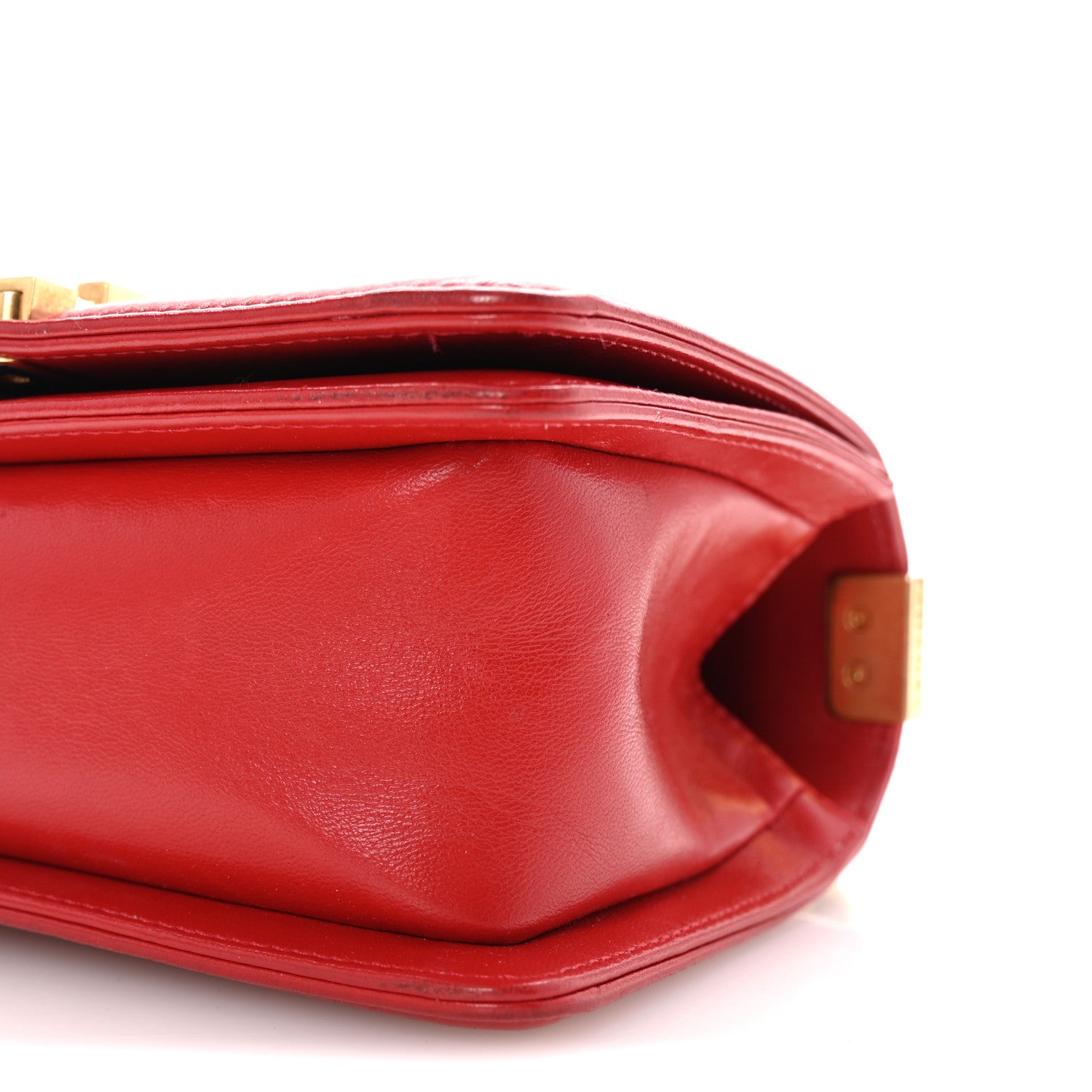 Chanel Lambskin Quilted Small Boy Flap Red 10 of 10