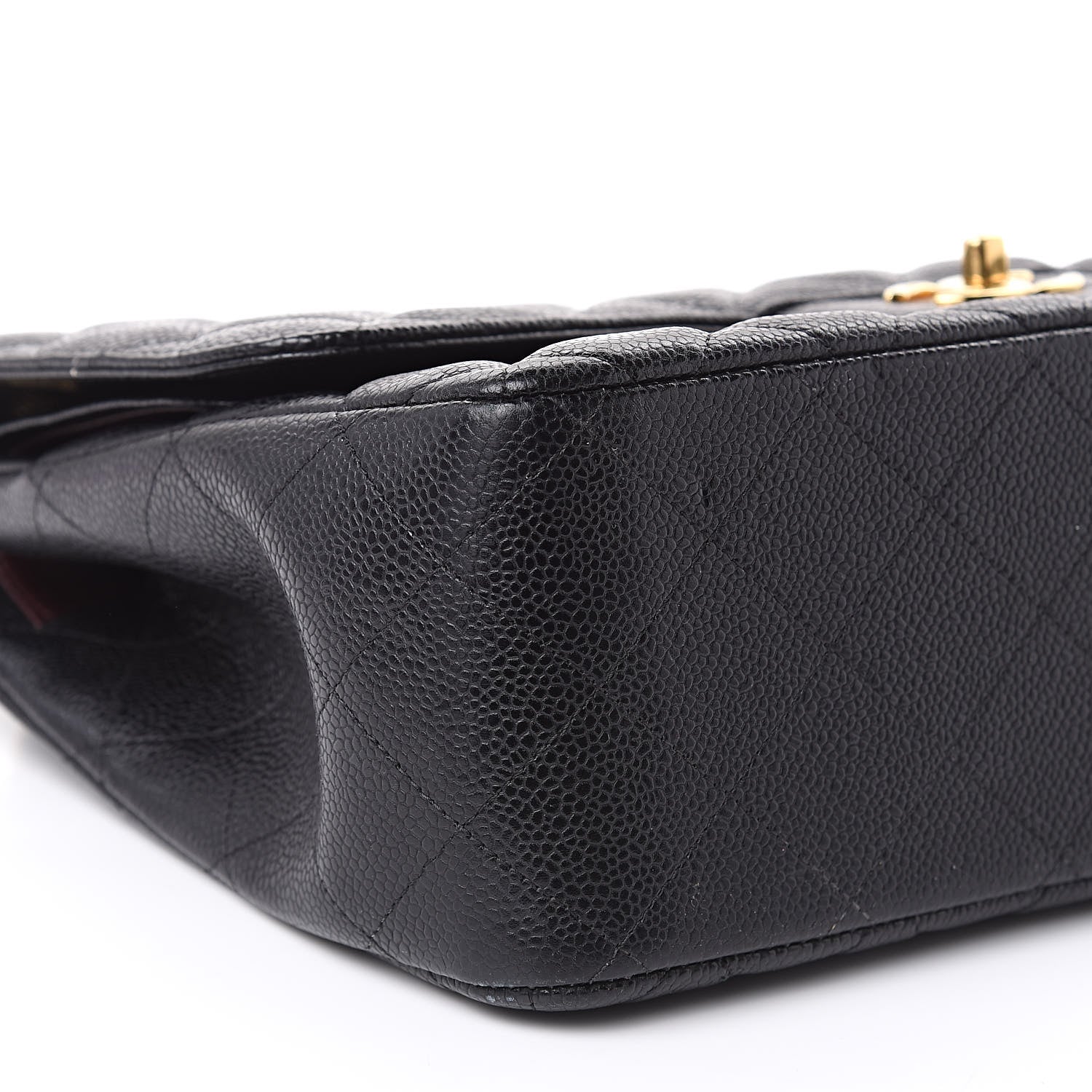 Chanel Caviar Quilted Jumbo Double Flap Black 8 of 15