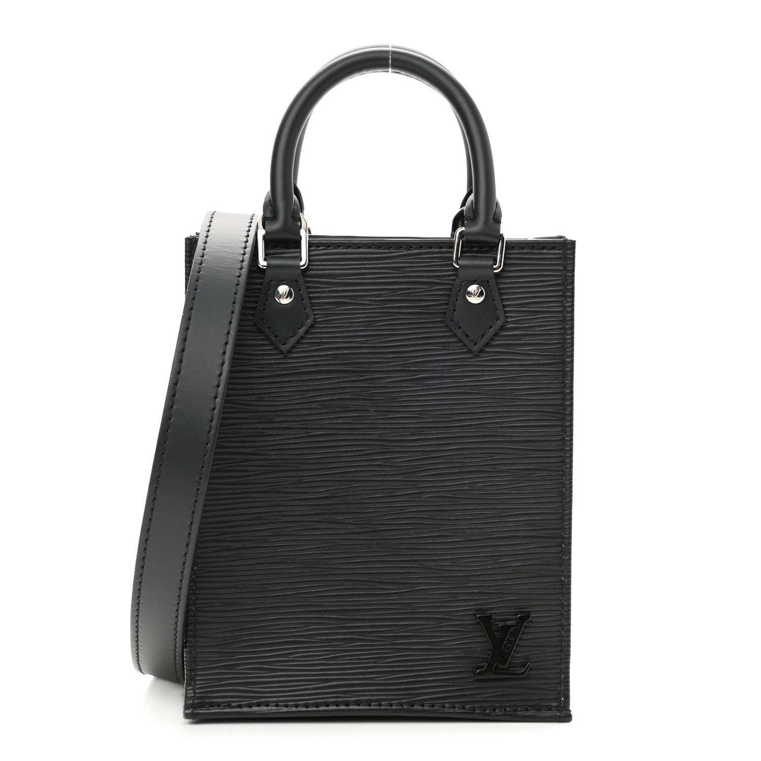Louis Vuitton Epi Petit Sac Plat Black 1 of 7