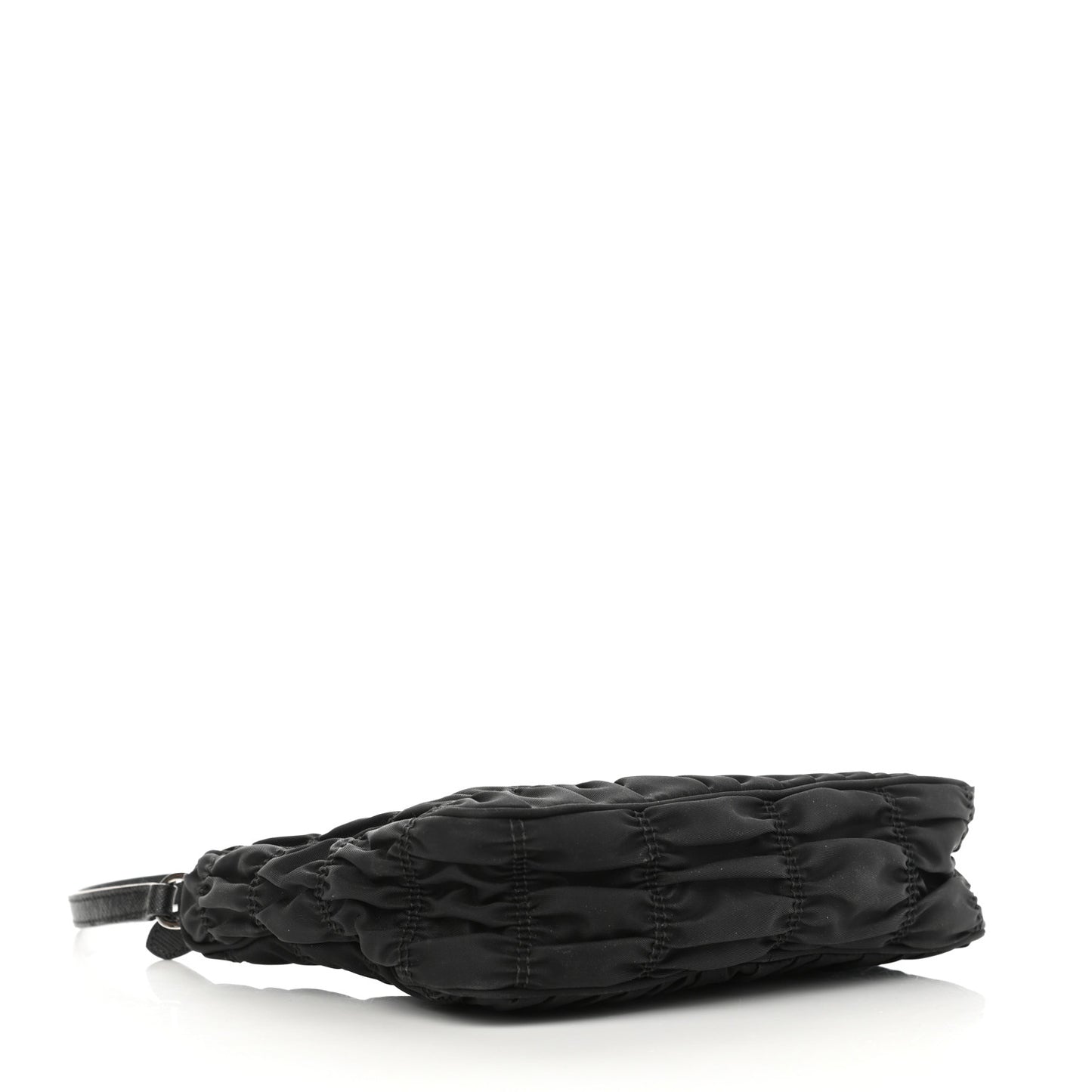 Tessuto Nylon Gaufre Shoulder Bag Black