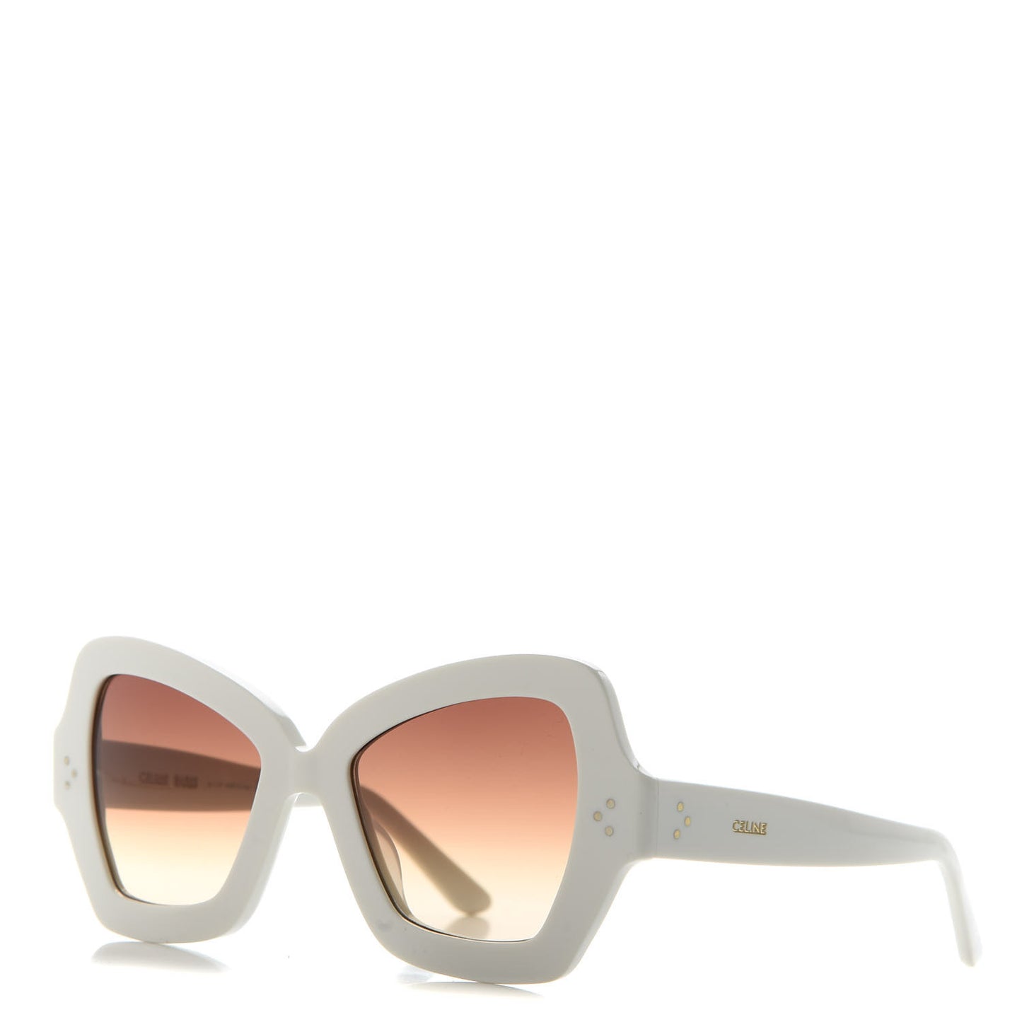 Acetate Butterfly Sunglasses CL 40067I White