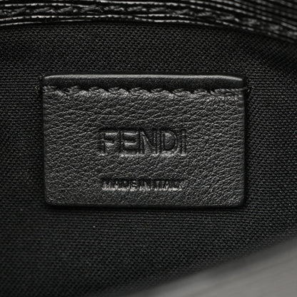 Fendi Vitello Elite Mink Fur Studded Karlito Tube Wallet on Chain Black 6 of 10