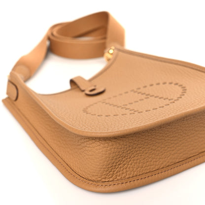 Hermes Taurillon Clemence Evelyne TPM Biscuit 8 of 9