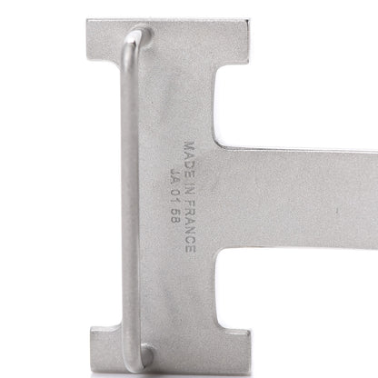 Hermes Polished Palladium 32mm H Belt Buckle Silver 4 of 4