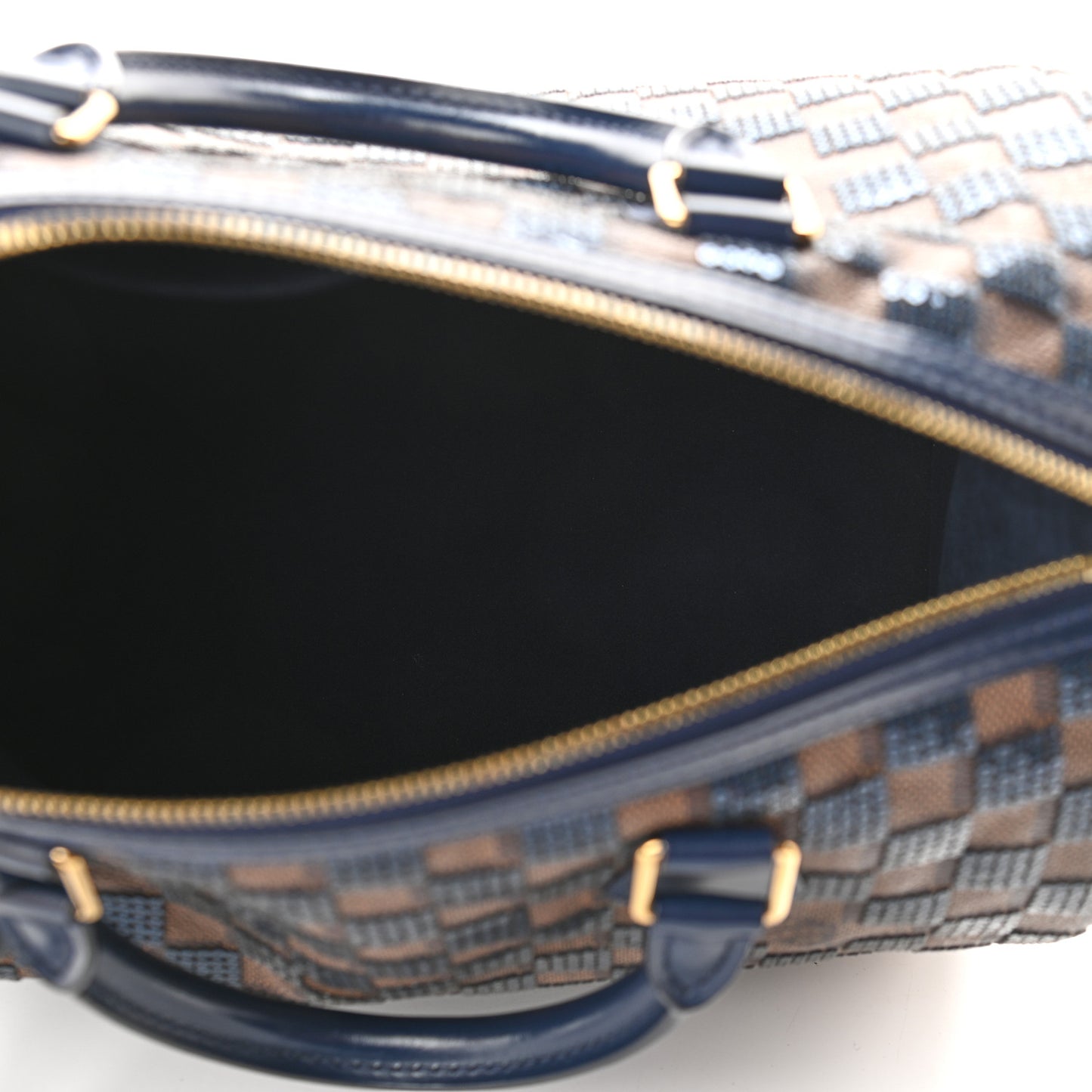 Damier Paillettes Speedy 30 Blue