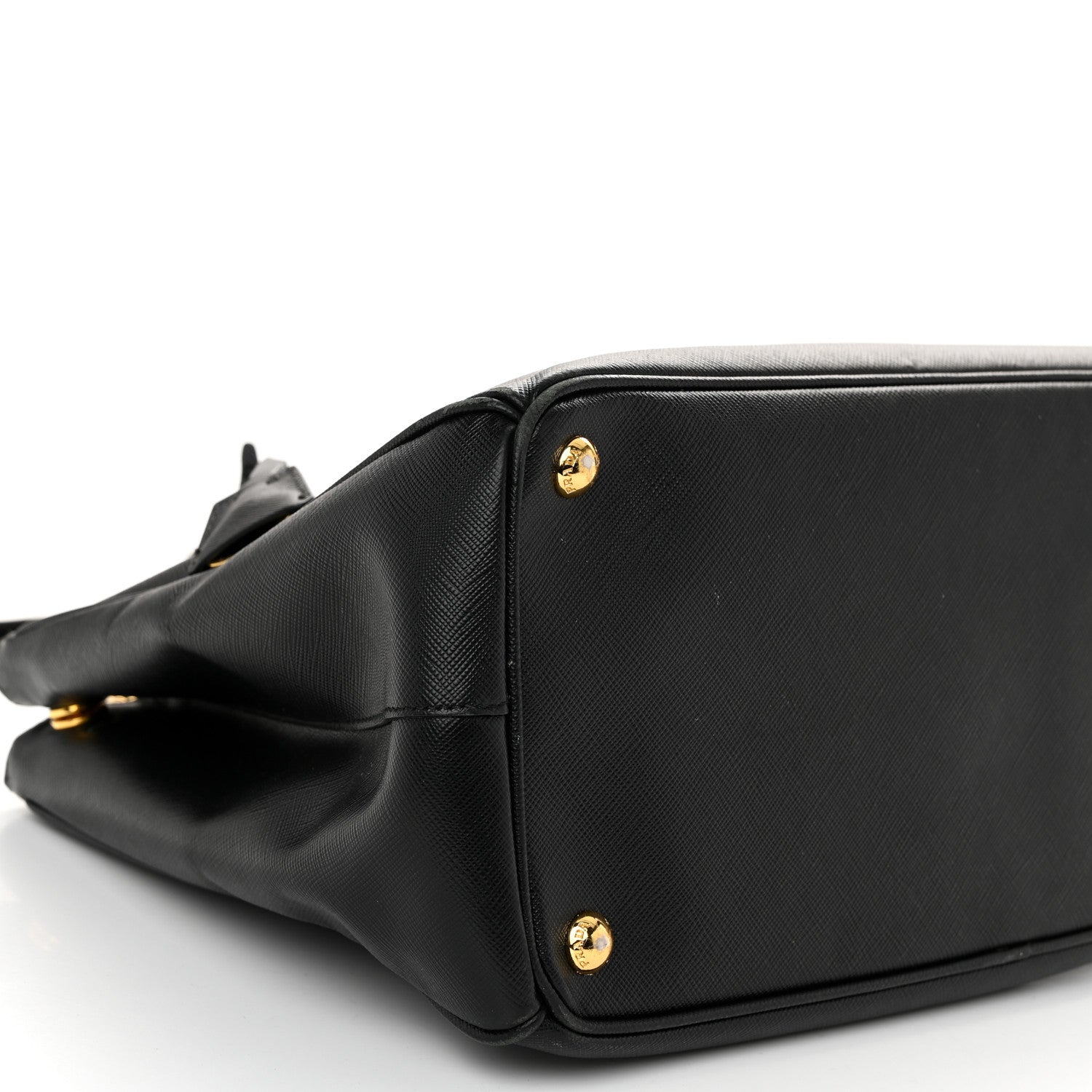 Prada Saffiano Medium Galleria Double Zip Tote Black 10 of 12