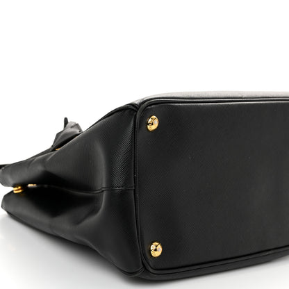 Prada Saffiano Medium Galleria Double Zip Tote Black 10 of 12