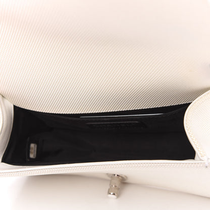 Chanel Canvas Quilted Small Fluo Boy Flap White Black Yellow 5 of 10