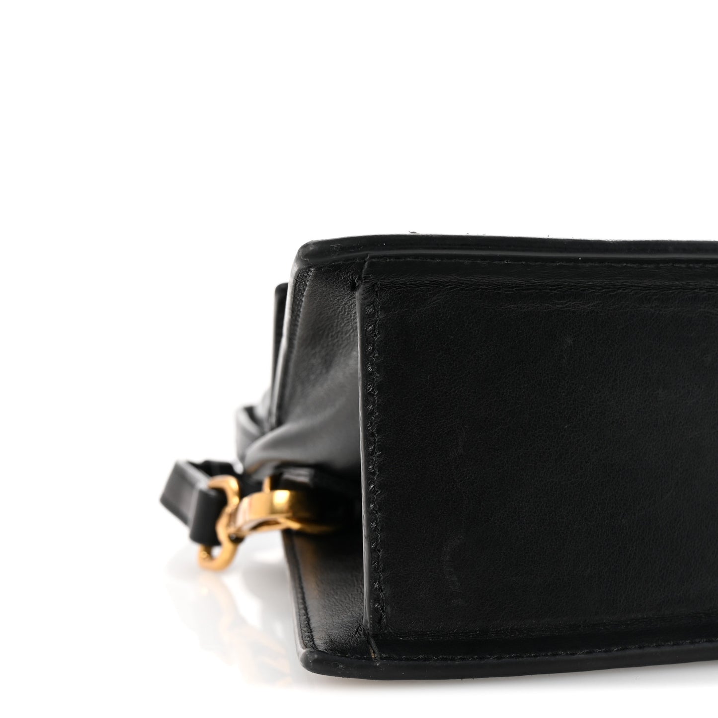 Smooth Calfskin Le Chiquito Moyen Black