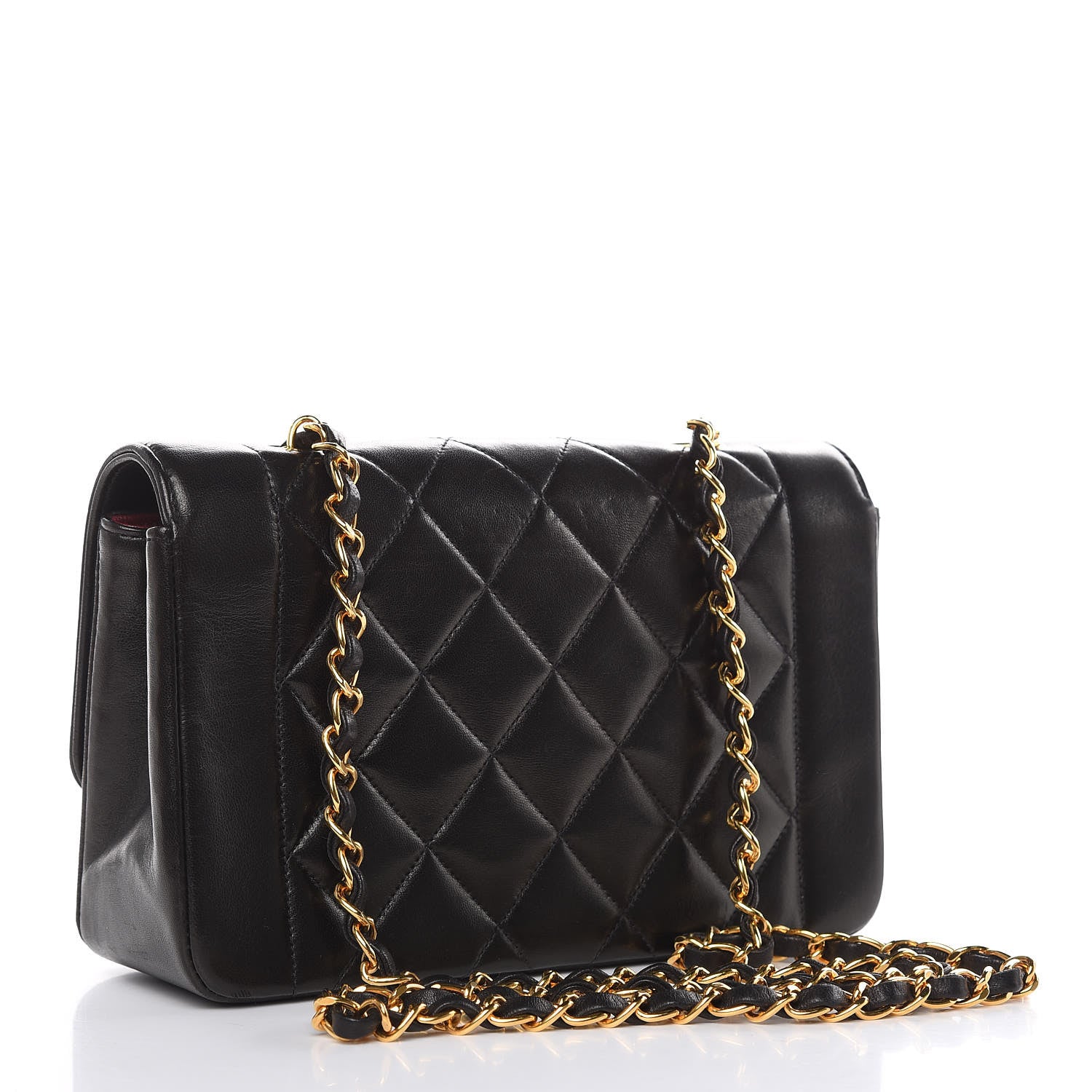 Chanel Lambskin Quilted Small Single Flap Black 3 of 13