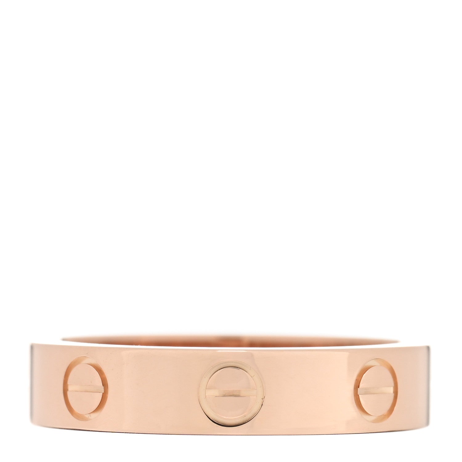 Cartier 18K Pink Gold Diamond 4mm LOVE Ring 50 5.25 3 of 5