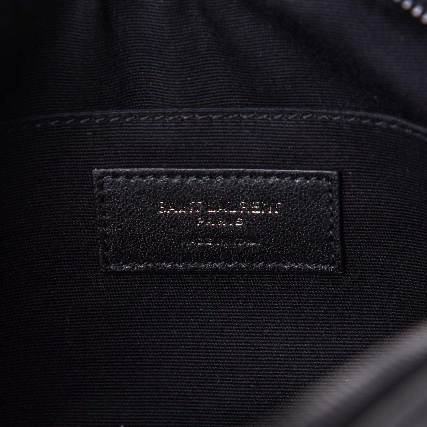 Calfskin Matelasse Monogram Lou Camera Bag Black