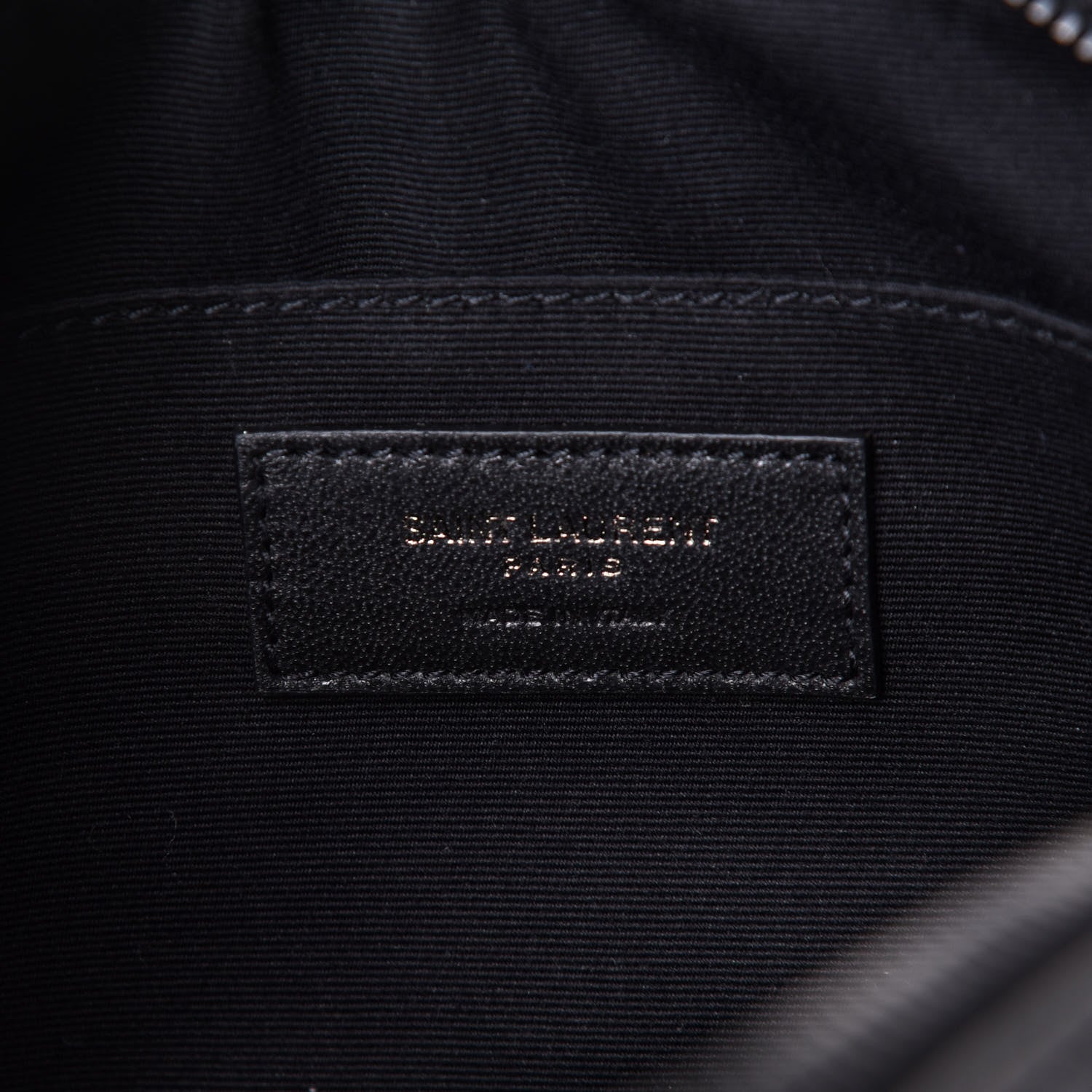 Saint Laurent Calfskin Matelasse Monogram Lou Camera Bag Black 6 of 10