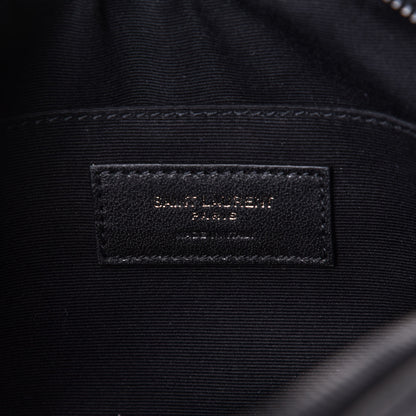 Saint Laurent Calfskin Matelasse Monogram Lou Camera Bag Black 6 of 10