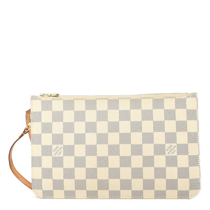 Louis Vuitton Damier Azur Neverfull MM GM Pochette 1 of 8