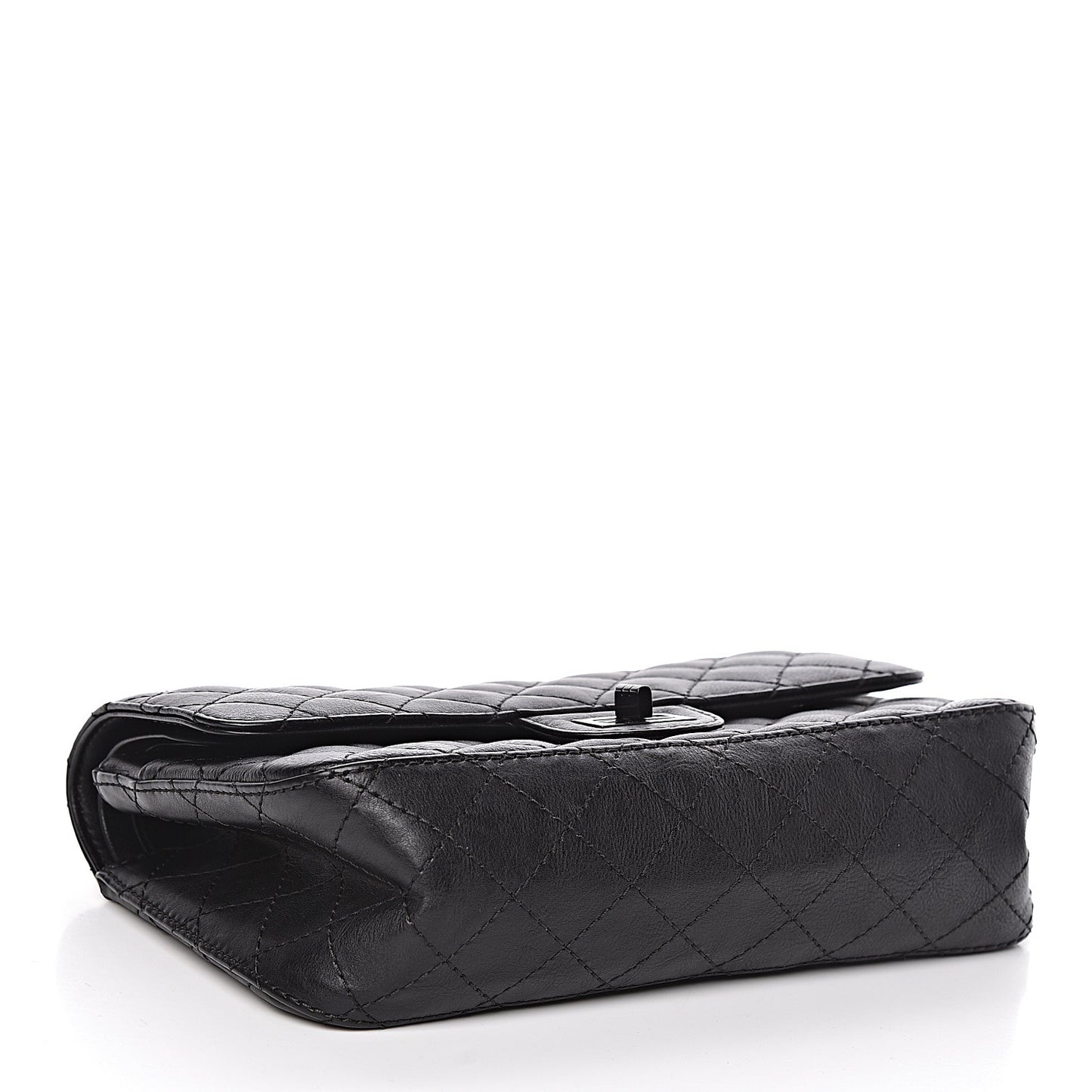 Calfskin Quilted 2.55 Reissue 225 Flap So Black