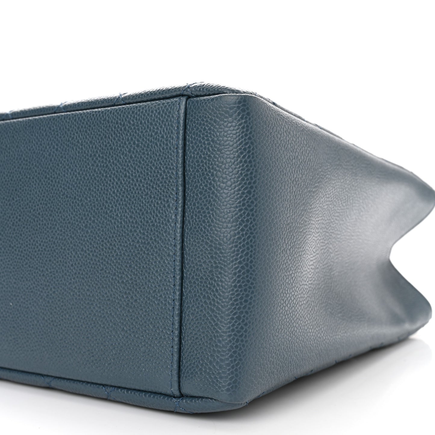 Caviar Quilted Grand Shopping Tote GST Blue