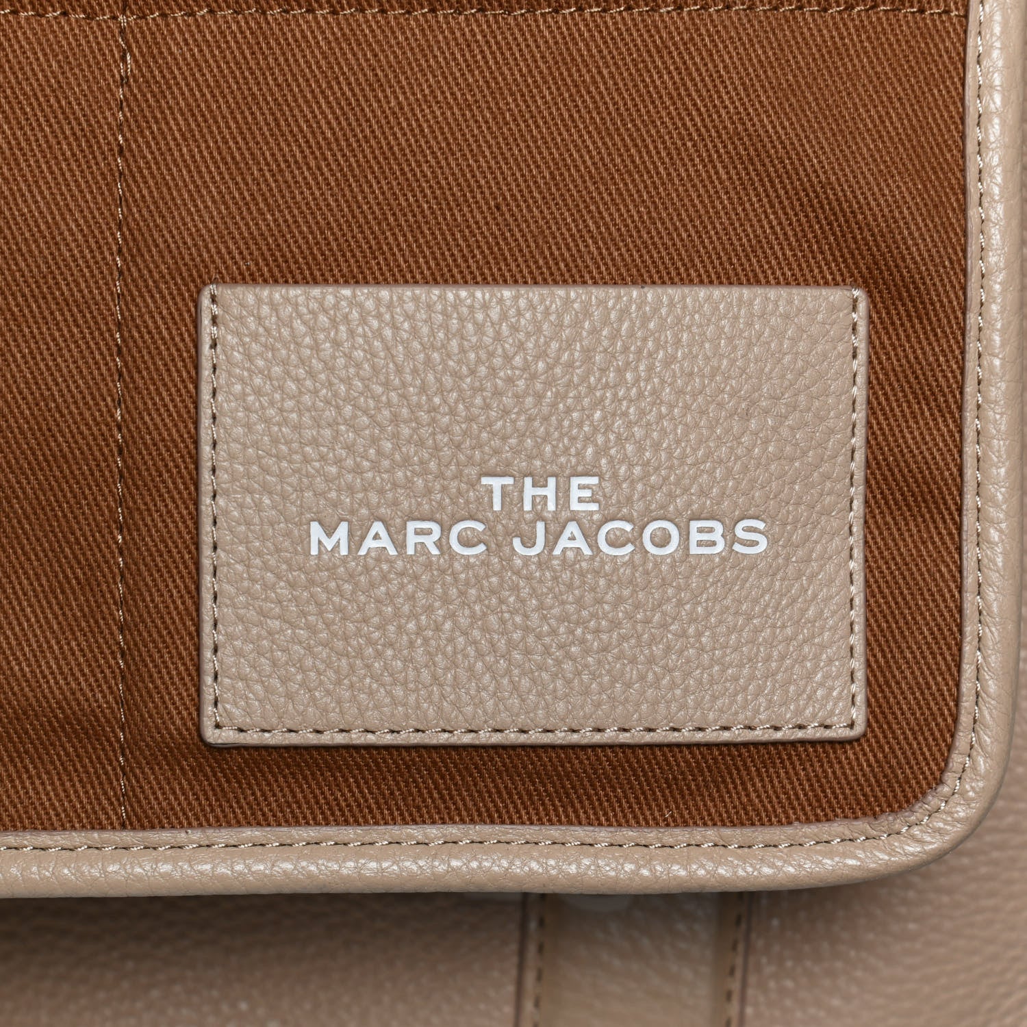 Marc Jacobs Grained Calfskin Medium The Tote Bag Twine 5 of 10