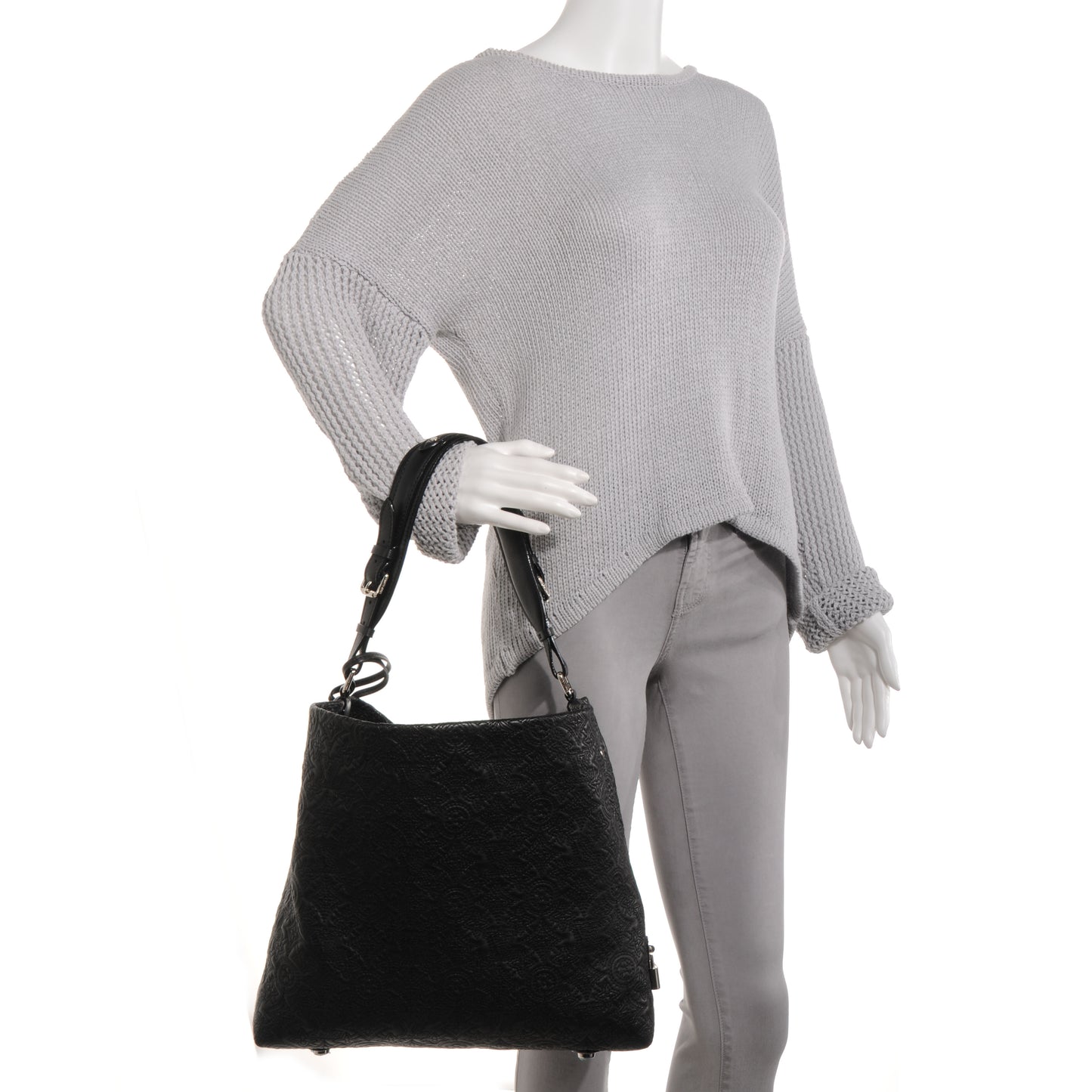 Monogram Lambskin Antheia Ixia PM Black