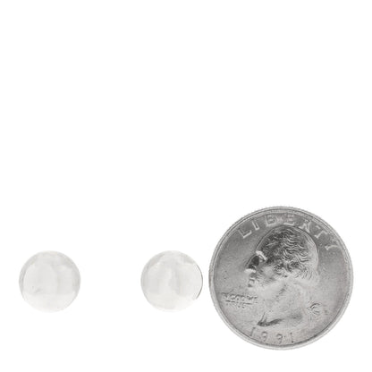 Tiffany Sterling Silver 10mm HardWear Ball Earrings 2 of 4