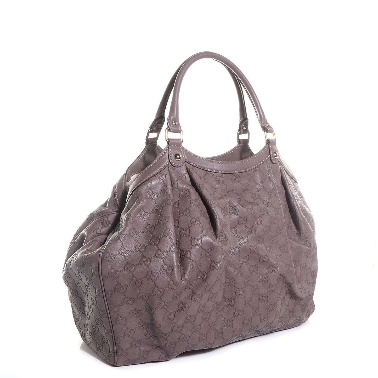 Guccissima Large Sukey Tote Mauve