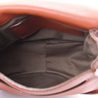 Chloe Calfskin Mini Marcie Round Crossbody Bag Whiskey 4 of 12