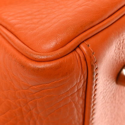 Hermes Taurillon Clemence Voyage Kelly 50 Orange 20 of 21