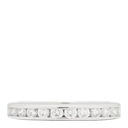 Tiffany Platinum Diamond 3mm Wedding Band Ring 50 5.25 3 of 4