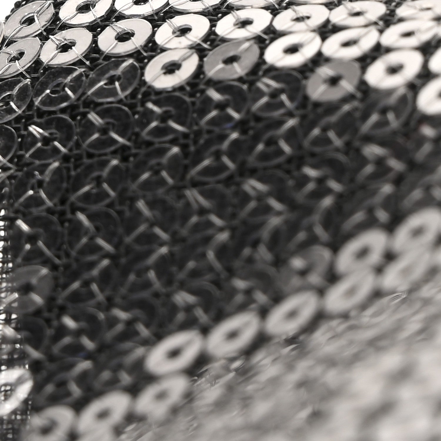 Prada Sequin Rete Paillettes Small Tote Bag Black 15 of 15