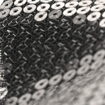 Prada Sequin Rete Paillettes Small Tote Bag Black 15 of 15