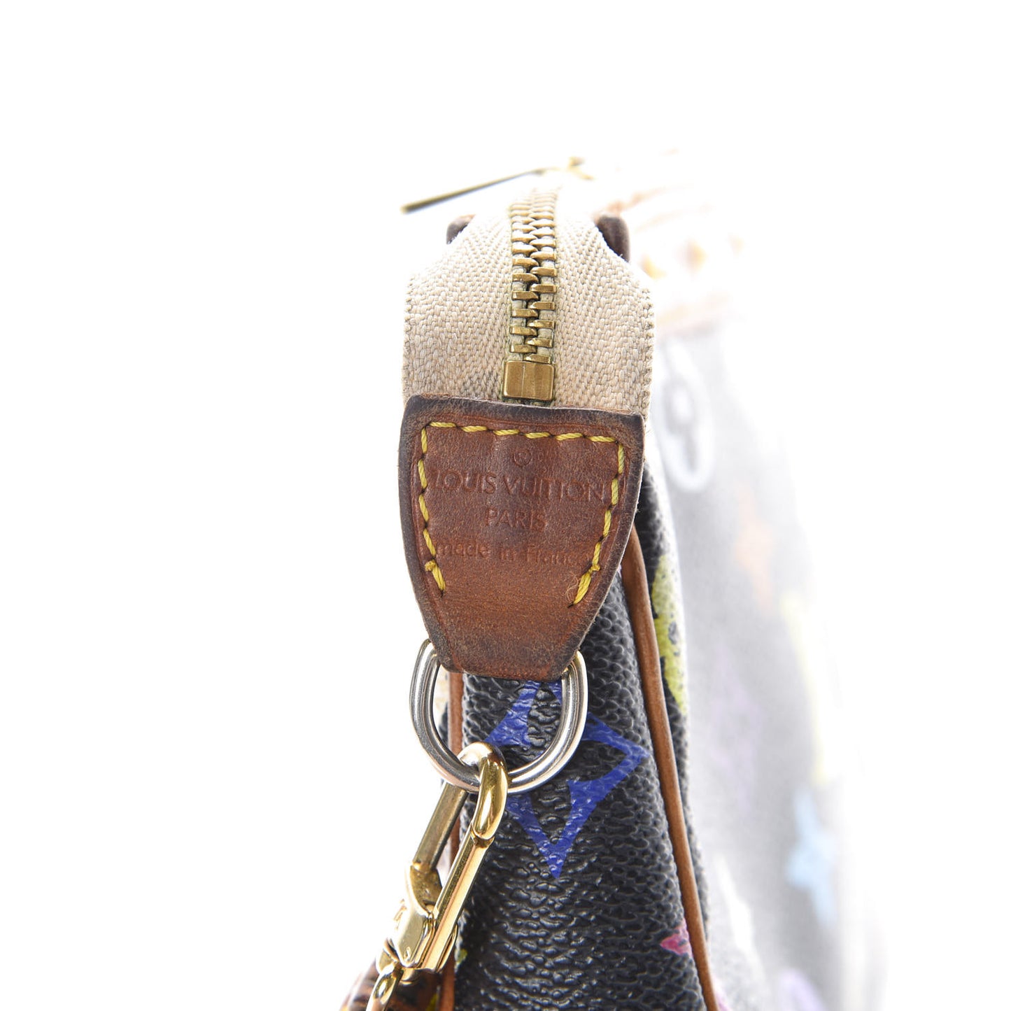 Monogram Multicolor Pochette Accessories Black