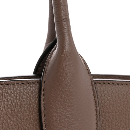 Salvatore Ferragamo Calfskin Large Studio Bag Caraway Seed 13 of 13