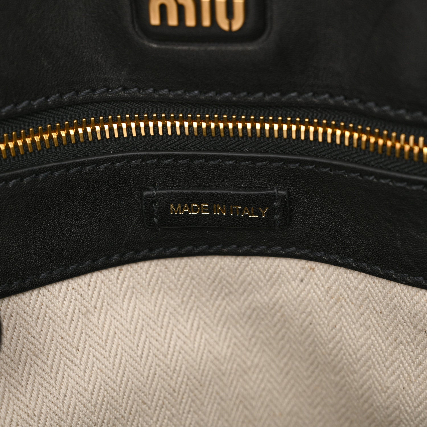 Miu Miu Nappa Medium Aventure Bag Black 7 of 12