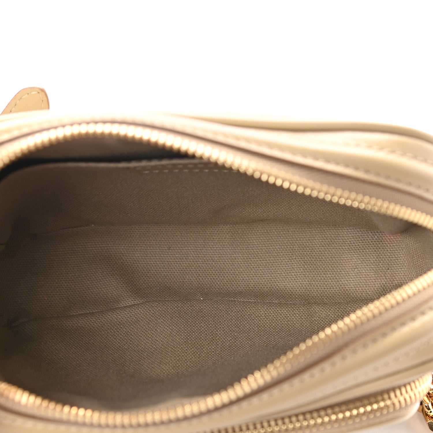Burberry Calfskin Embossed Monogram Camera Chain Bag Honey 5 of 9