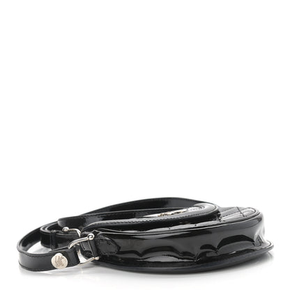 Burberry Patent Calfskin Quilted Mini Crossbody Bag Black 4 of 14