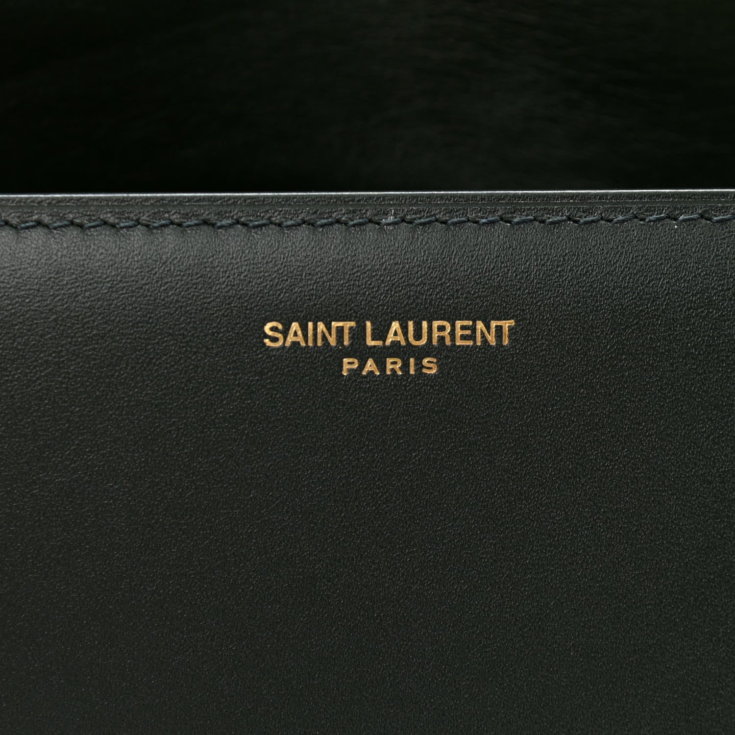 Saint Laurent Smooth Calfskin Carre Satchel Green 6 of 14